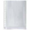 Папки-файлы перфорированные А4 ОФИСМАГ "Стандарт", КОМПЛЕКТ 100 шт., матовые, 30 мкм, 222095