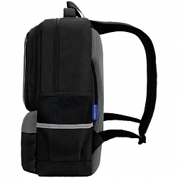 Рюкзак BRAUBERG STAR, 1 отделение, 5 карманов, "Watch out", черный, 40x29x13 см, 273132