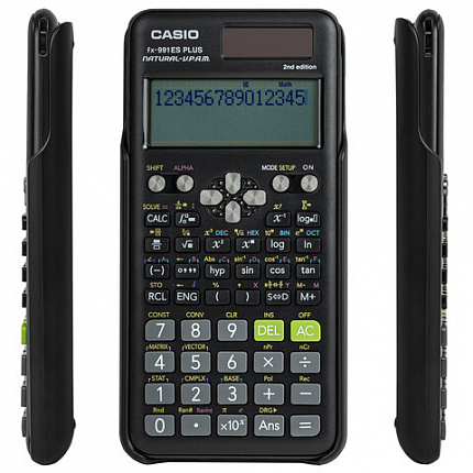 Калькулятор инженерный CASIO FX-991ES PLUS-2 (162х77 мм), 417 функций, двойное питание, сертифицирован для ЕГЭ, FX-991ESPLUS-2S