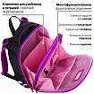 Ранец BRAUBERG SHINY, 2 отделения, с брелоком, "Волшебный кот", 38х28х14 см, 271381