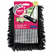 Насадка МОП плоская 39х9 см из микрофибры СИНЕЛЬ высокий ворс, для швабры "Pepita", YORK, 81312