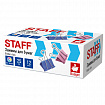 Зажимы для бумаг STAFF ECO, КОМПЛЕКТ 12 шт, 25 мм, на 100 листов, цветные, картонная коробка, 274038