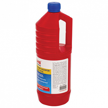 Средство для прочистки канализационных труб 1 л ТРУБОЧИСТ (тип КРОТ), LAIMA PROFESSIONAL, 605377