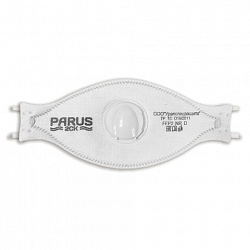 Респиратор противоаэрозольный, средний класс защиты FFP2, с клапаном, PARUS 2СК, 1196808