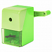 Точилка механическая ЮНЛАНДИЯ "Пастель", для чернографитных и цветных карандашей, корпус зелёный, 272000