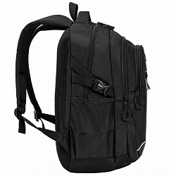 Рюкзак BRAUBERG CONTENT универсальный, 3 отделения, светоотражающий принт, "Minimal", 47х33х18 см, 273844