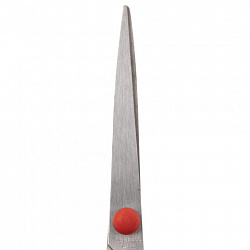 Ножницы STAFF EVERYDAY, 150 мм, бюджет, резиновые вставки, черно-красные, ПВХ чехол, 237497.