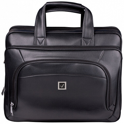 Сумка-портфель BRAUBERG с отделением для ноутбука 15-16", "Favorite", 2 отделения, экокожа, 41х32х12 см, 240399
