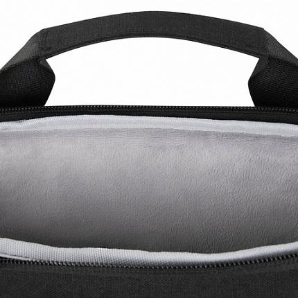 Сумка портфель HEIKKI PROFITABLE (ХЕЙКИ) с отделением для ноутбука 14", 2 кармана, черная, 26х36х3 см, 272598