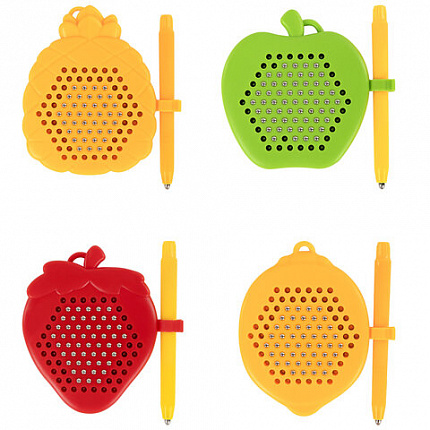 Магнитный планшет MAGPAD MINI для рисования 9х11,5 см, 91 шарик, ассорти, BRAUBERG KIDS, 665106