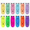 Набор текстовыделителей мини 12 ЦВЕТОВ BRAUBERG KIDS "CUTE CATS", линия 1-5 мм, 152437