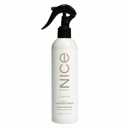 Освежитель воздуха, парфюм для дома и офиса 300 мл, NICE by SEPTIVIT "Oakmoss Amber", 377