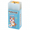 Ластик FUNSTER (ФАНСТЕР) "PETS", 50х21х16 мм, прямоугольный, картонный держатель, экологичный ПВХ, ассорти, 272725