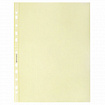 Папки-файлы перфорированные ЖЕЛТЫЕ А4 BRAUBERG, комплект 100 шт., гладкие, 35 мкм, 272678