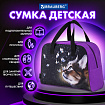 Сумка для занятий BRAUBERG с ручками, 35x25x15 см, "Dream cat", 271592