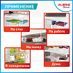 Корзина подвесная (органайзер) металлическая, для шкафов и полок, 40х24х13,5 см, LAIMA HOME 607999