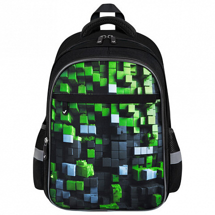 Рюкзак BRAUBERG FAVOUR, 2 отделения, 3 кармана, "Module blocks", 40х29х15 см, 273124