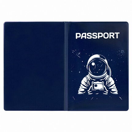 Обложка для паспорта "Cool Mix 2", 10 дизайнов ассорти, цветной принт, ПВХ, STAFF, 238859