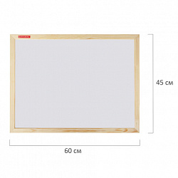 Доска магнитно-маркерная 45х60 см, деревянная рамка, BRAUBERG "Wood", 238794