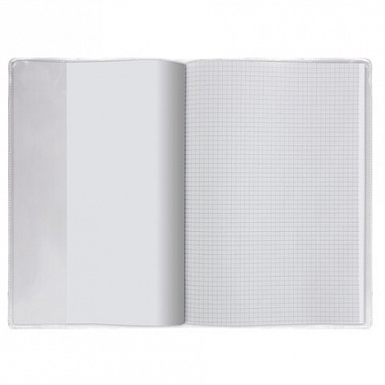 Обложка ПП 300х580 мм для учебников, тетрадей А4, контурных карт, ПИФАГОР, универсальная, 100 мкм, штрих-код, 229367