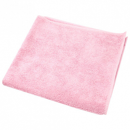 Салфетки VILEDA PROFESSIONAL "МикроТафф Плюс" КОМПЛЕКТ 5 шт., микрофибра, красный, 38х38 см, 174201