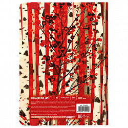 Скетчбук, белая бумага 80 г/м2, 145х203 мм, 80 л., резинка, твердый, BRAUBERG ART, "Russia", 116894