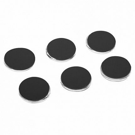 Магниты стеклянные 35 мм для досок магнитно-маркерных, НАБОР 6 шт., "3D Коты", BRAUBERG KIDS, круглые, блистер, 272516