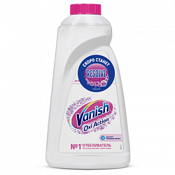 Средство для удаления пятен 1 л, VANISH (Ваниш) "Oxi Action", для белой ткани