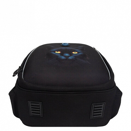 Ранец GRIZZLY анатомическая спинка, c брелоком, для девочек, "I'M HERE", 36х28х20 см, RAz-586-6/1