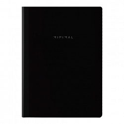 Тетрадь А4 96 л. BRAUBERG, на сшивке с корешком, клетка, обложка картон, "Minimal Classic", 405281