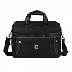 Сумка портфель BRAUBERG CARBON с отделением для ноутбука 15-16", 2 отделения, черная, 31х41х13 см, 240509