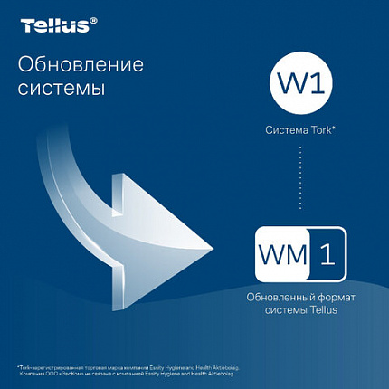 Протирочный нетканый материал Tellus/TORK Advanced, 266 листов в рулоне, 39,5х27,6 см, белый, 352200
