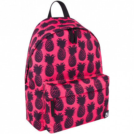 Рюкзак BRAUBERG СИТИ-ФОРМАТ универсальный, "Ananas", розовый, 41х32х14 см, 228851