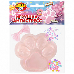 Игрушка-антистресс "ПРОЗРАЧНАЯ ЛАПКА", 7 см, дисплей, JOLLY JOT (ДЖОЛЛИ ДЖОТ), 665818