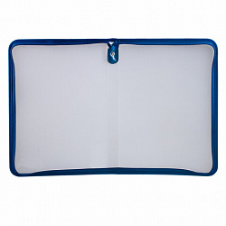 Папка для документов и тетрадей на молнии пластиковая BRAUBERG А4, 320х230 мм, прозрачная, 271713