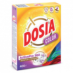 Стиральный порошок для всех типов стирки и тканей 400 г, DOSIA/LORCAN "Color", 3265602