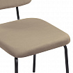 Стулья BRABIX "Dream CF-090", КОМПЛЕКТ 4 шт., черный каркас, ткань бежевая, 533251