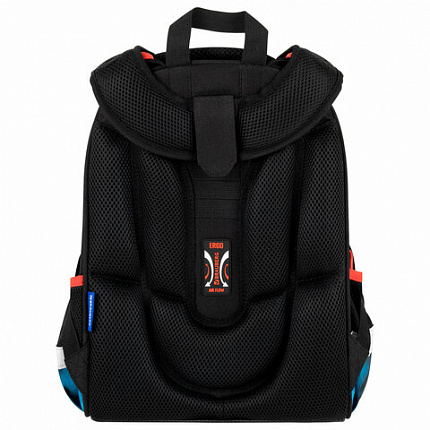 Ранец BRAUBERG PREMIUM, 2 отделения, с брелоком, "Foggy car", 3D-панель, 38х29х16 см, 273103