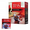 Чай TESS "Pleasure" черный с шиповником, яблоком, лимонным сорго, 100 пакетиков в конвертах по 1,5 г, 0919-09