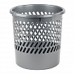 Корзина для бумаг STAFF "Basic" сетчатая, 10 л, серая, 237918