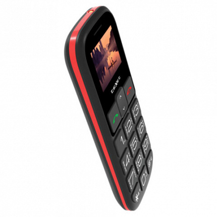 Телефон мобильный TEXET TM-B322, 2 SIM, 1,44", microSD, FM, MP3, фонарик, SOS, черный, 127347