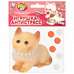 Игрушка-антистресс "КОТИК", 6 см, ассорти 4 цвета, дисплей, JOLLY JOT (ДЖОЛЛИ ДЖОТ), 665772