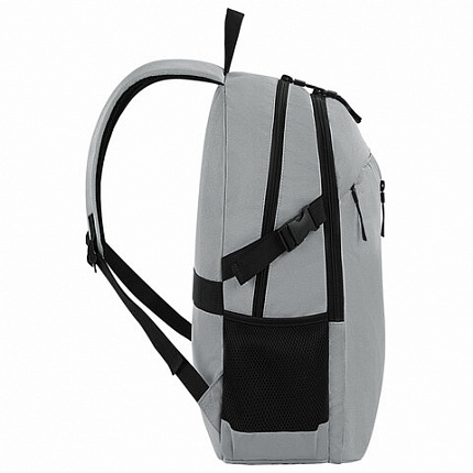 РЕЗЕРВ Рюкзак HEIKKI CHOICE универсальный, 2 отделения, багажная лента, серый, 42х32х, 272538