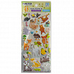 Наклейки зефирные "Животный мир", 19х9,5 см, ассорти 8 видов, FUNSTER (ФАНСТЕР), 666089