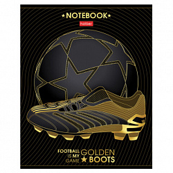 Тетрадь А5 48 л,. HATBER скоба, клетка, матовая ламинация, 3D-фольга, "Для мальчиков" (микс), 087357, 48Т5лофВ1