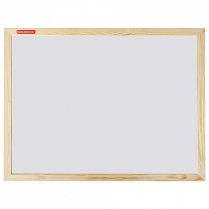 Доска магнитно-маркерная 45х60 см, деревянная рамка, BRAUBERG "Wood", 238794