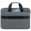 Сумка портфель HEIKKI ULTRA (ХЕЙКИ) с отд. для ноутбука 15,6", Dusky, темно-серая, 28х39х3 см, 272608