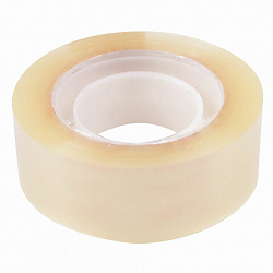 Клейкие ленты 19 мм х 33 м канцелярские ОФИСМАГ, комплект 4 шт., прозрачные, гарантированная длина, 223127