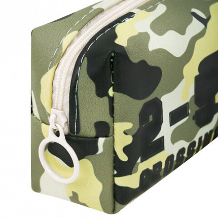 Пенал мягкий ПИФАГОР, 1 отделение, ПВХ, ассорти "Camouflage", 20х7х4 см, 273828