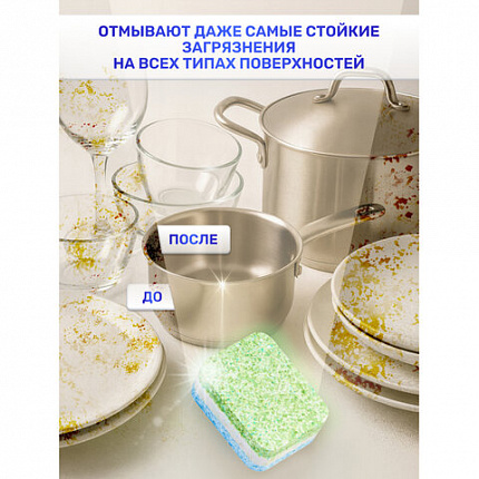 Таблетки для посудомоечных машин 60 шт. CLEAN&FRESH ALL-in-1, УТ000000338
